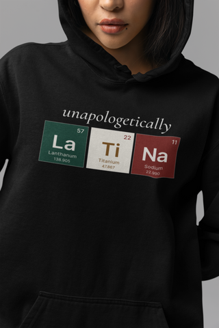 🔬 Unapologetically Latina™ – Mexico Elemental Pullover Hoodie