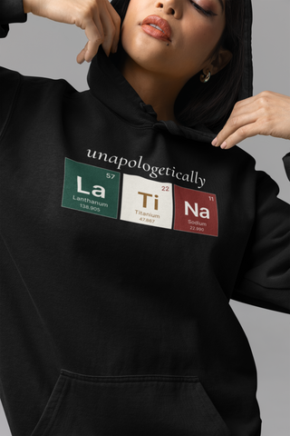 🔬 Unapologetically Latina™ – Mexico Elemental Pullover Hoodie