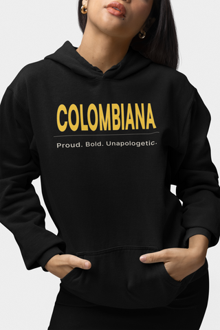 🌎 Latino Roots™ – Colombiana Colombian Pride Pullover Hoodie