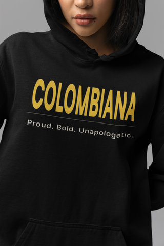 🌎 Latino Roots™ – Colombiana Colombian Pride Pullover Hoodie