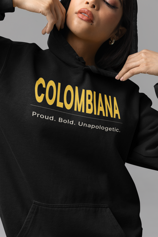 🌎 Latino Roots™ – Colombiana Colombian Pride Pullover Hoodie