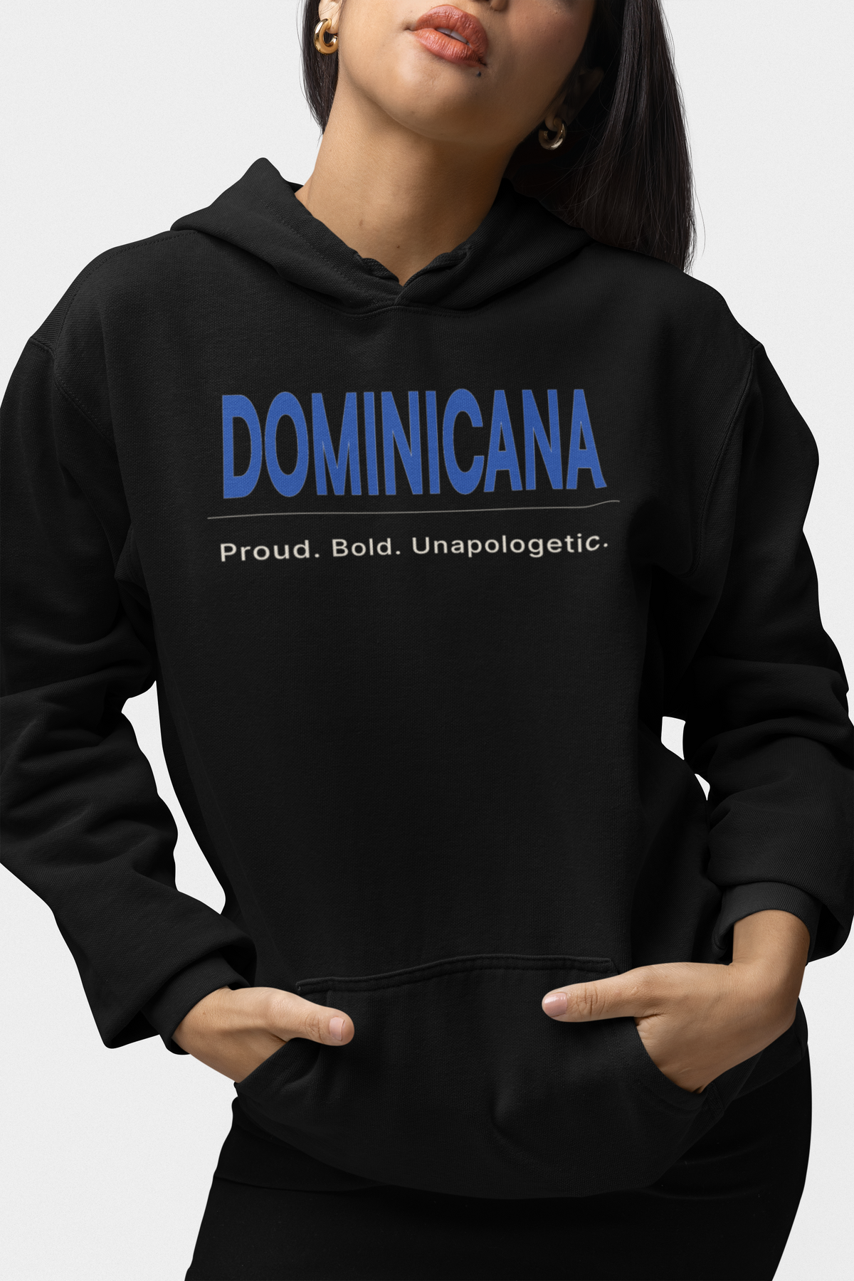 🌎 Latino Roots™ – Dominicana Dominican Pride Pullover Hoodie