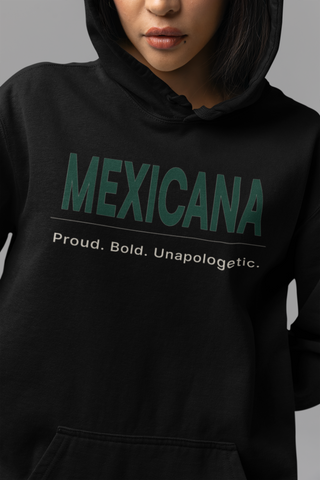 🌎 Latino Roots™ – Mexicana Mexican Pride Pullover Hoodie