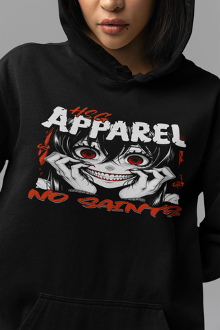 🖤 HSG Apparel™ Signature Hoodie - NO SAINTS Horror Anime