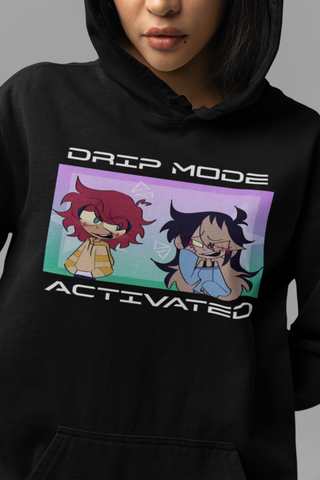 🦈 Sharky Originals™ – Drip Mode Activated Hoodie (Anne & Wendy)