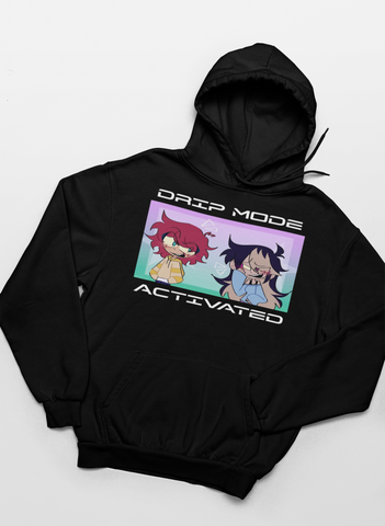 🦈 Sharky Originals™ – Drip Mode Activated Hoodie (Anne & Wendy)