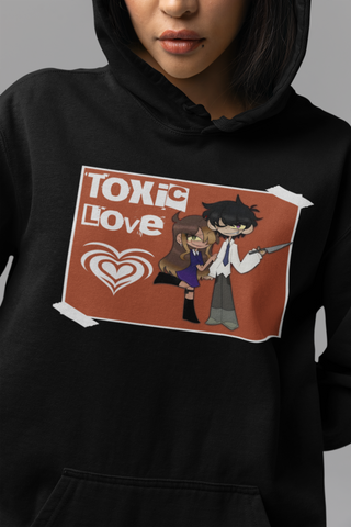 🦈 Sharky Originals™ – Toxic Love Hoodie (Tara & Vincent)