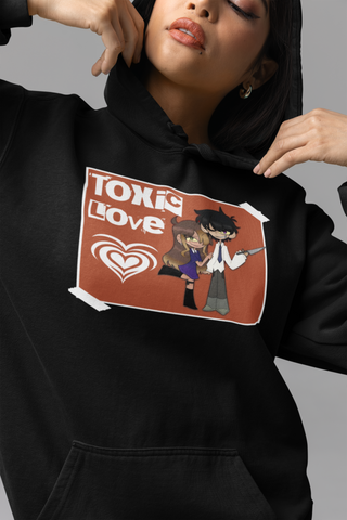 🦈 Sharky Originals™ – Toxic Love Hoodie (Tara & Vincent)