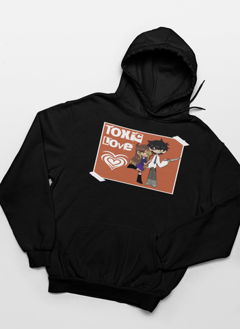 🦈 Sharky Originals™ – Toxic Love Hoodie (Tara & Vincent)