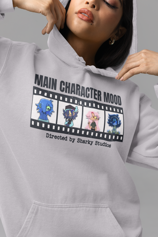 🦈 Sharky Originals™ – Main Character Mood Pullover Hoodie