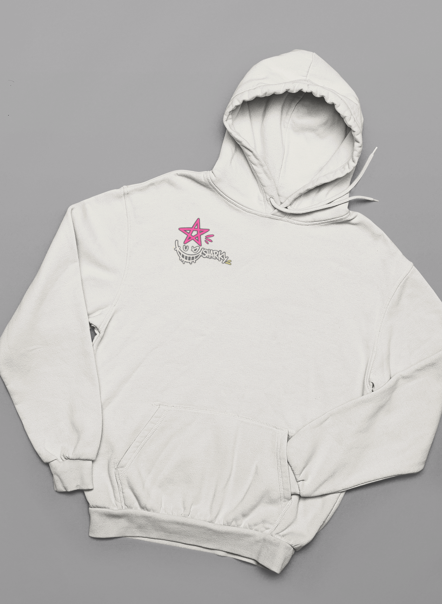 🦈 Sharky Originals™ – Meet The Cast Chaos Hoodie Kat, Wolfe, Leo & Rian Anime Streetwear Pullover