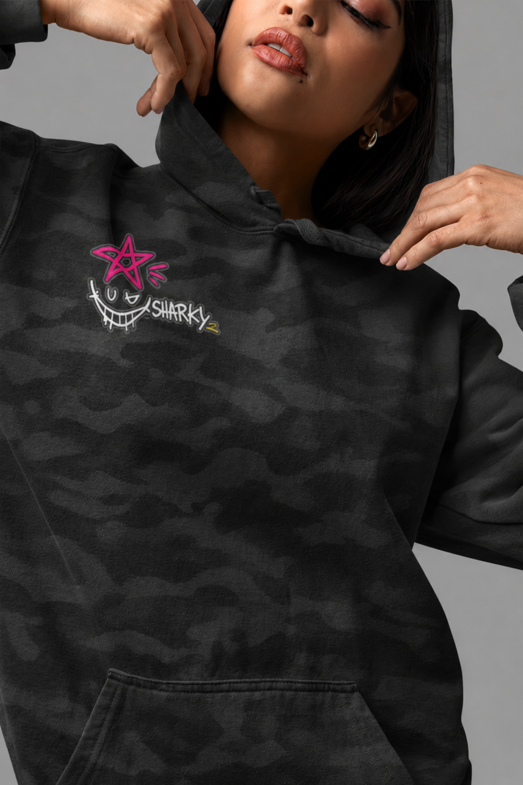 🦈 Sharky Originals™ – Subject_03 Classified File Hoodie