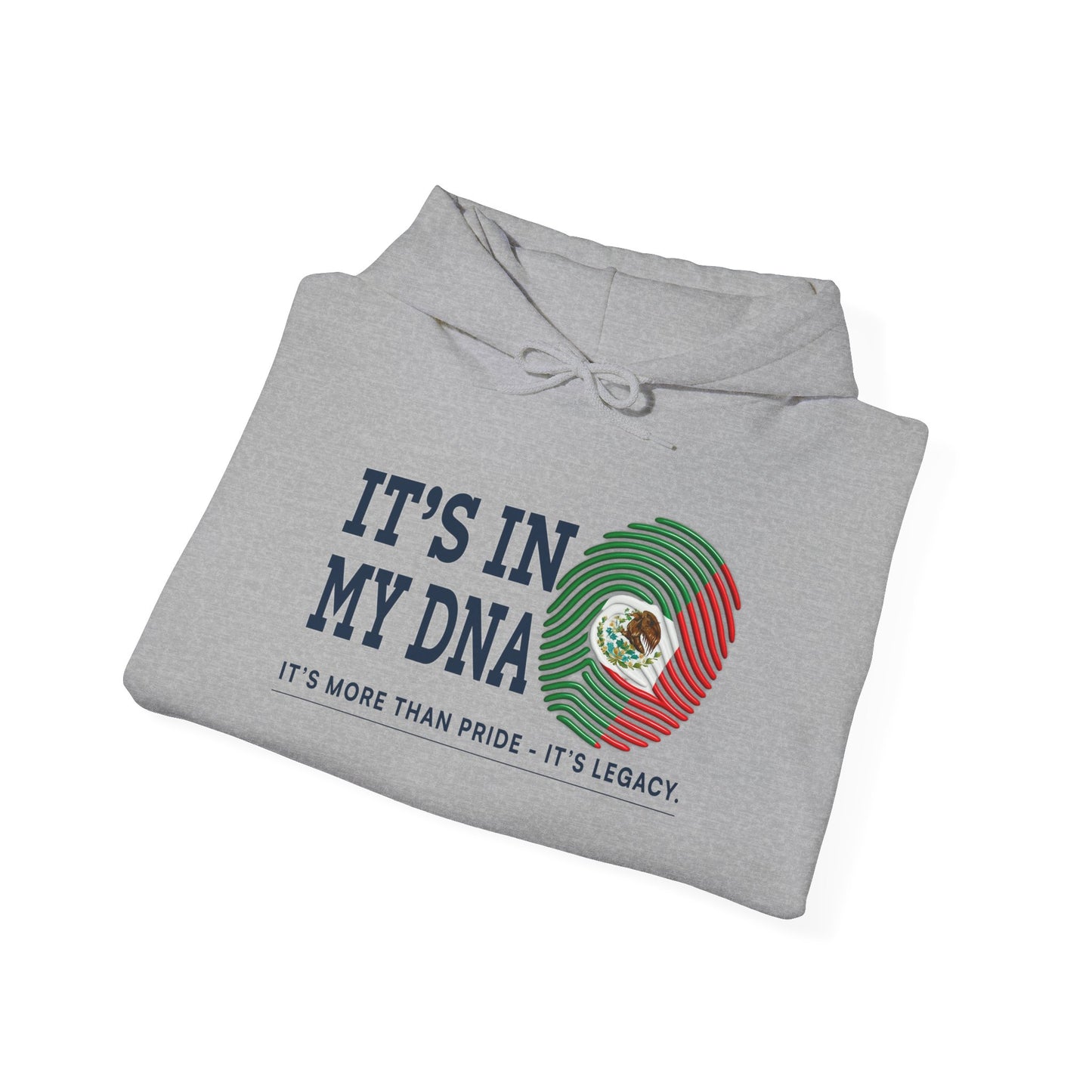 It’s In My DNA™ – Mexican Heritage Fingerprint Pullover Hoodie