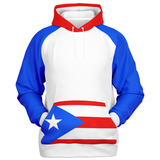 Puerto Rican Flag Hoodie - All-Over Print Unisex Heritage Design