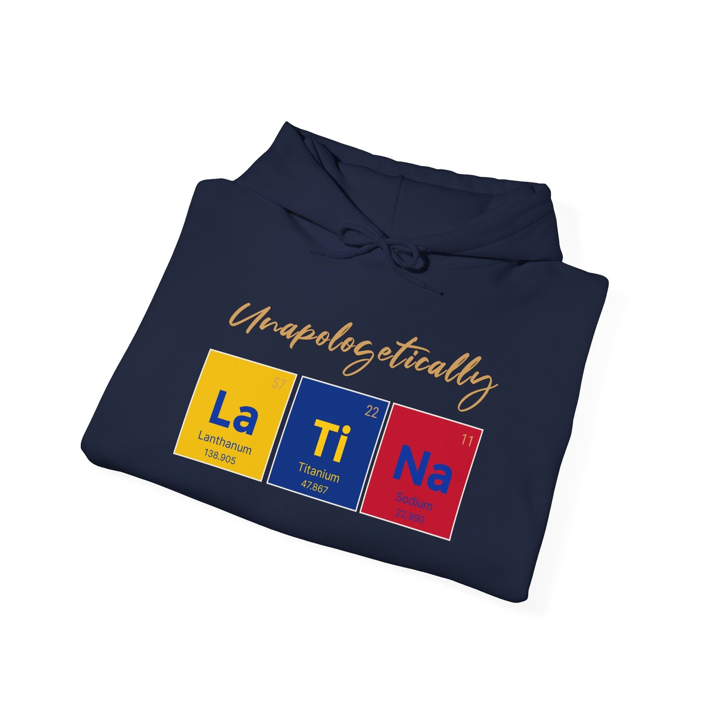 Unapologetically Latina™ – Colombia Periodic Table Hoodie