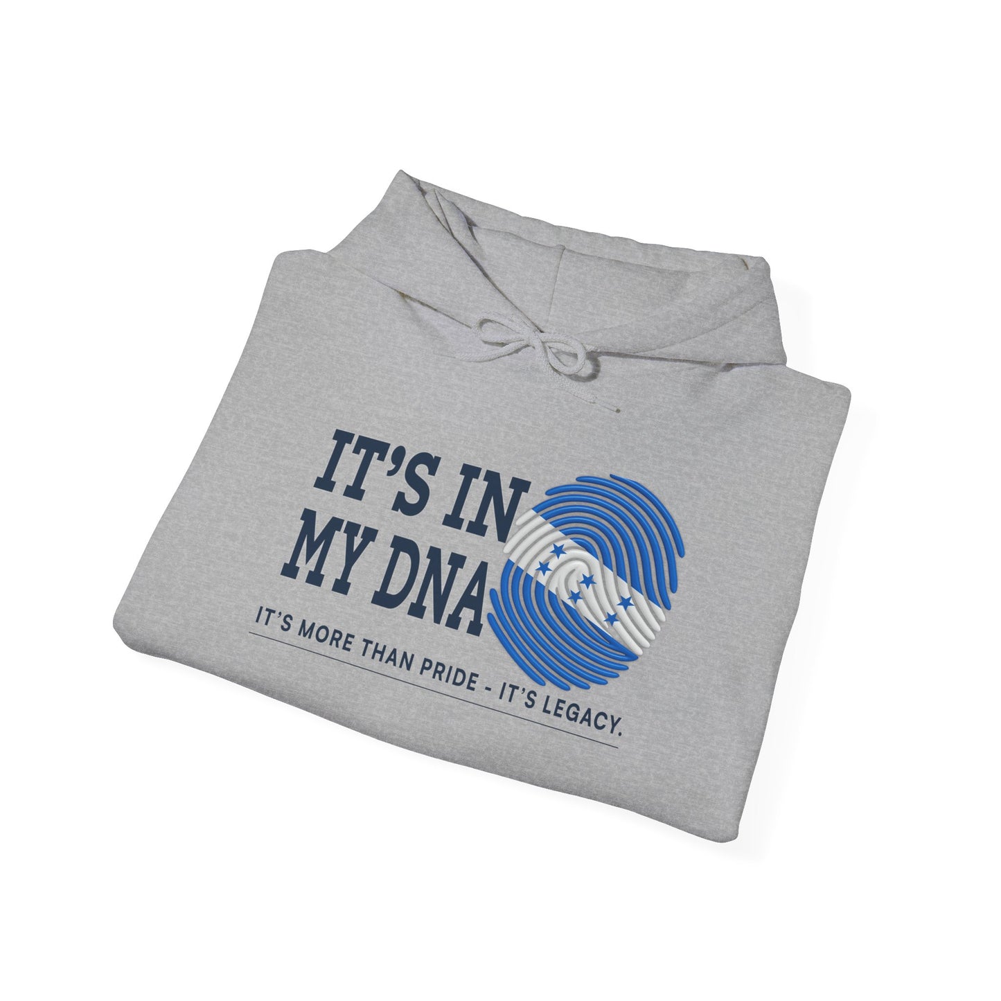 It’s In My DNA™ – Honduran Heritage Fingerprint Pullover Hoodie