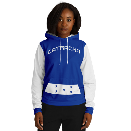 🇭🇳 Latino Roots Hoodie – Catracha (Blue)