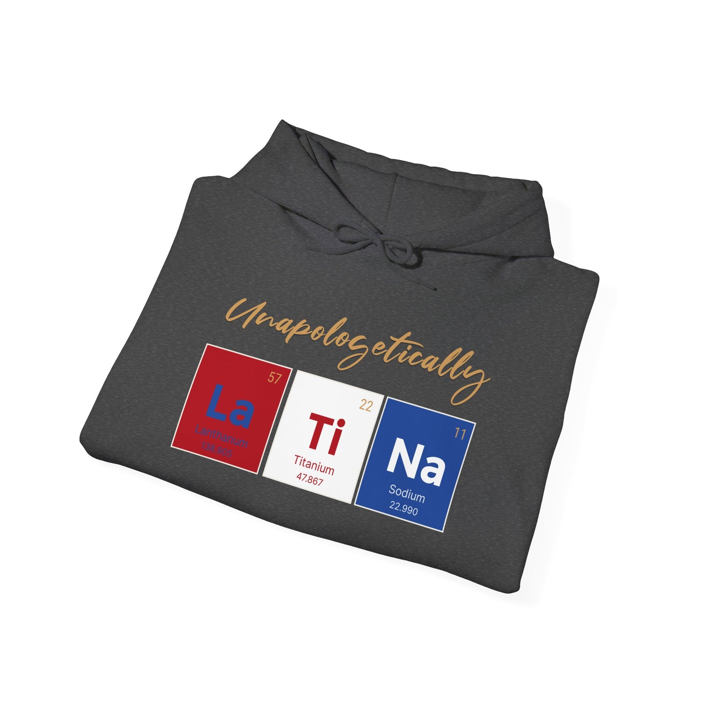 Unapologetically Latina™ – Puerto Rico Periodic Table Hoodie