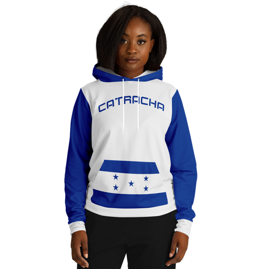 🇭🇳 Latino Roots Hoodie – Catracha (White)