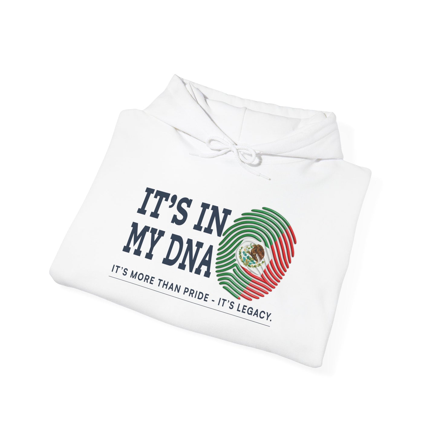It’s In My DNA™ – Mexican Heritage Fingerprint Pullover Hoodie