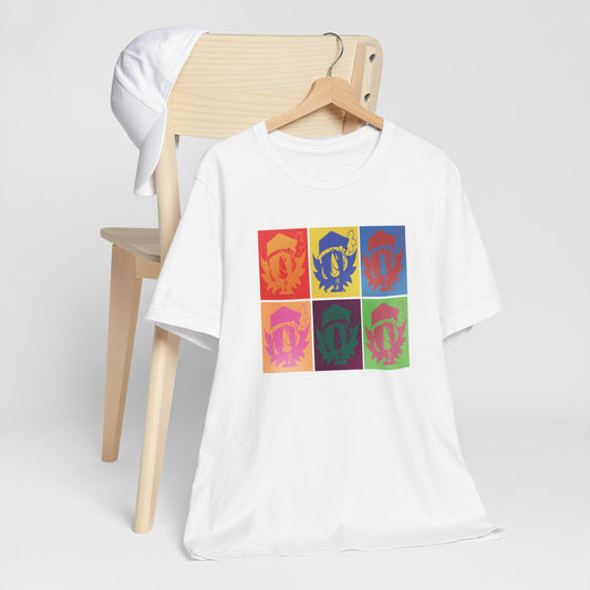 Pop Art Character Tee – Andy Warhol-Inspired Unisex Bella Canvas 3001