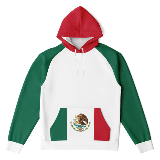 Mexican Flag Hoodie - All-Over Print Unisex Heritage Design