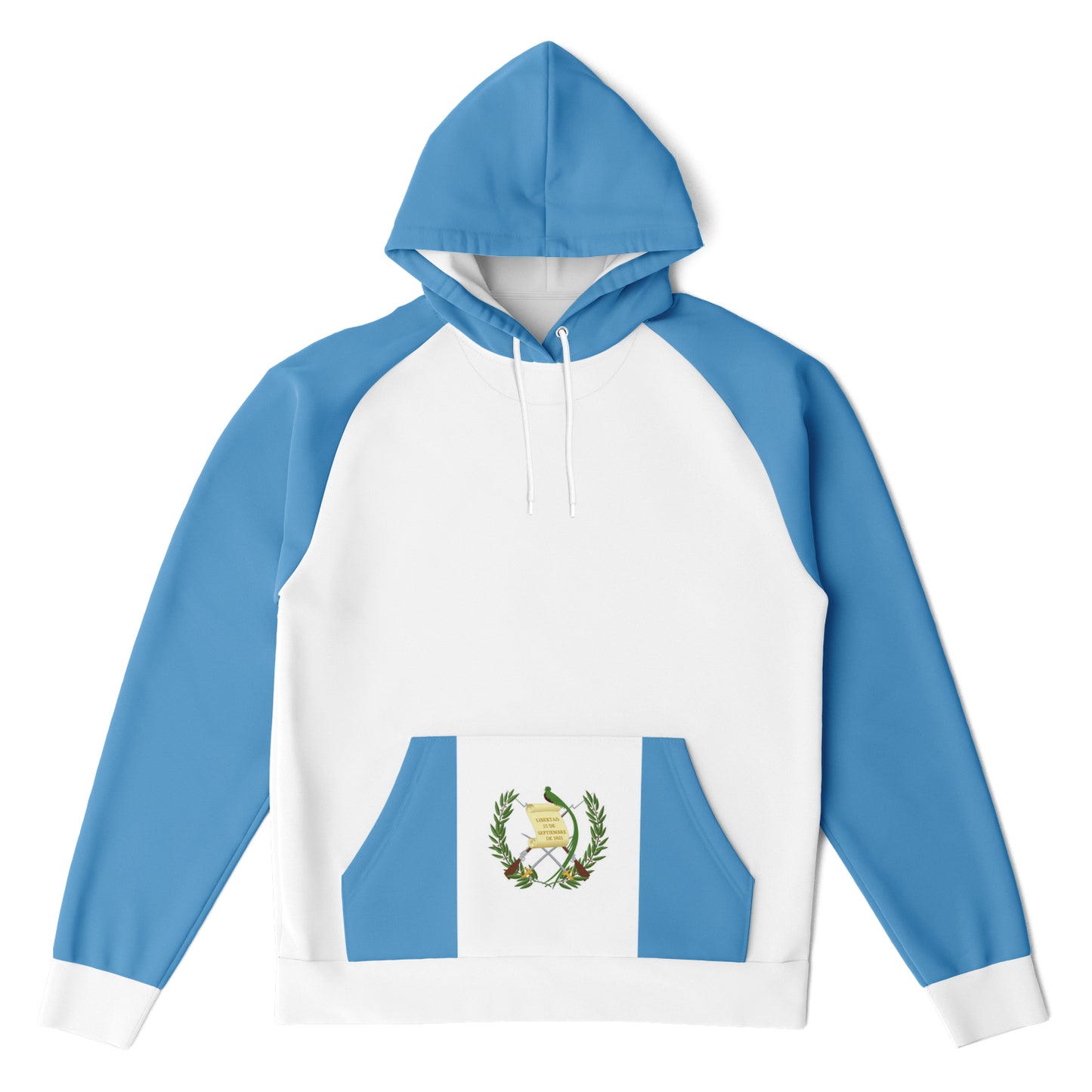 Guatemalan Flag Hoodie - All-Over Print Unisex Heritage Design