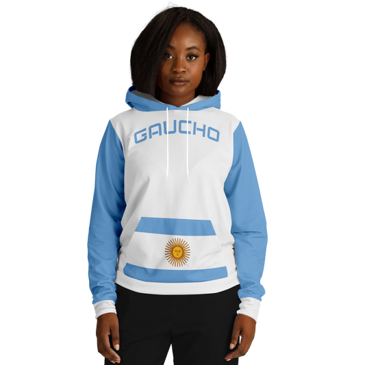 🇦🇷 Latino Roots Hoodie – Gaucho (White)